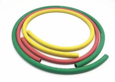 2 слоя шланга для подачи воздуха заплетенного полиэфирным волокном с зеленым желтым красным цветом