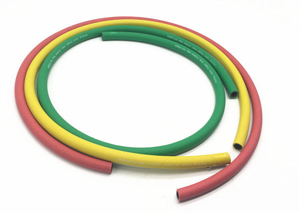 2 слоя шланга для подачи воздуха заплетенного полиэфирным волокном с зеленым желтым красным цветом