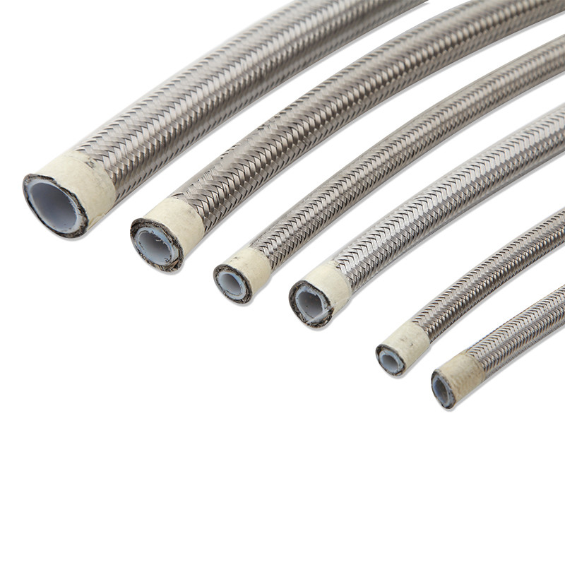 Высокое давление PTFE шланг с одним плетеным слоем нержавеющей стали для транспорта и мобильной гидравлики