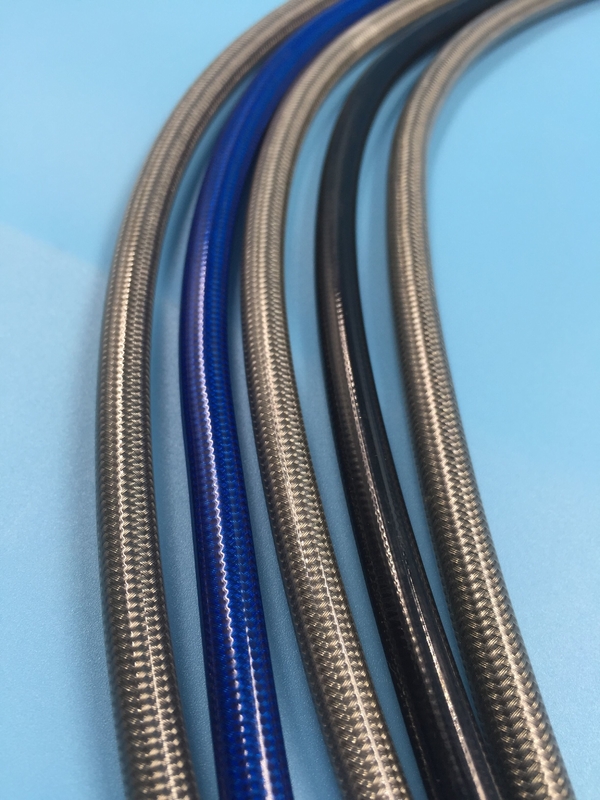 Высокое давление PTFE шланг с одним плетеным слоем нержавеющей стали для транспорта и мобильной гидравлики