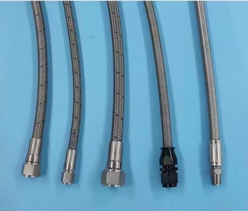 Высокое давление PTFE шланг с одним плетеным слоем нержавеющей стали для транспорта и мобильной гидравлики