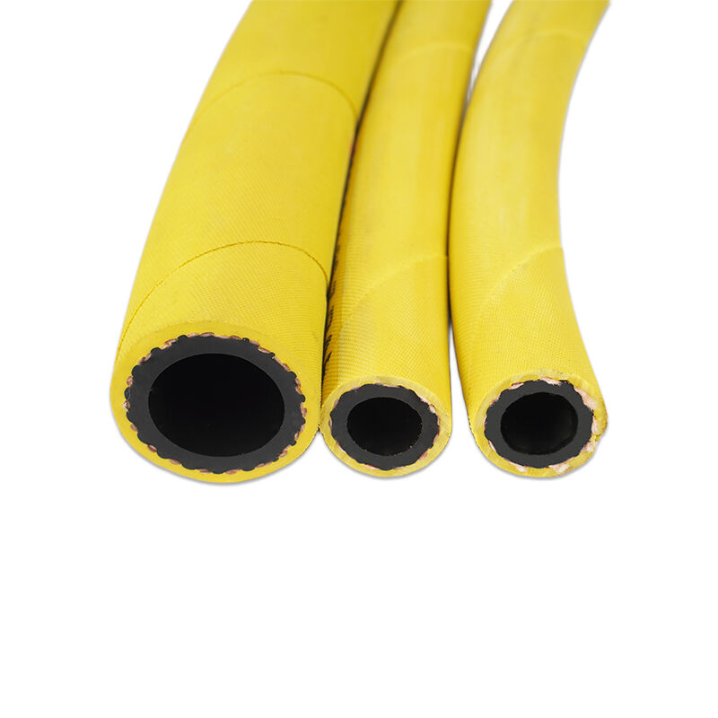 Промышленный многоцелевой резиновый шланг для горного оборудования с нефтяной нитрильной трубой и высокопрочным текстильным арматурами