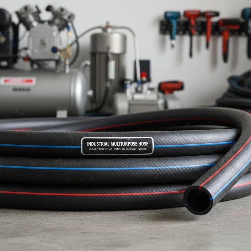 Промышленный многоцелевой резиновый шланг для горного оборудования с нефтяной нитрильной трубой и высокопрочным текстильным арматурами